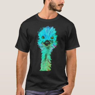 Emu Birds Funny Humour Ostrich Emo Animal  T-Shirt