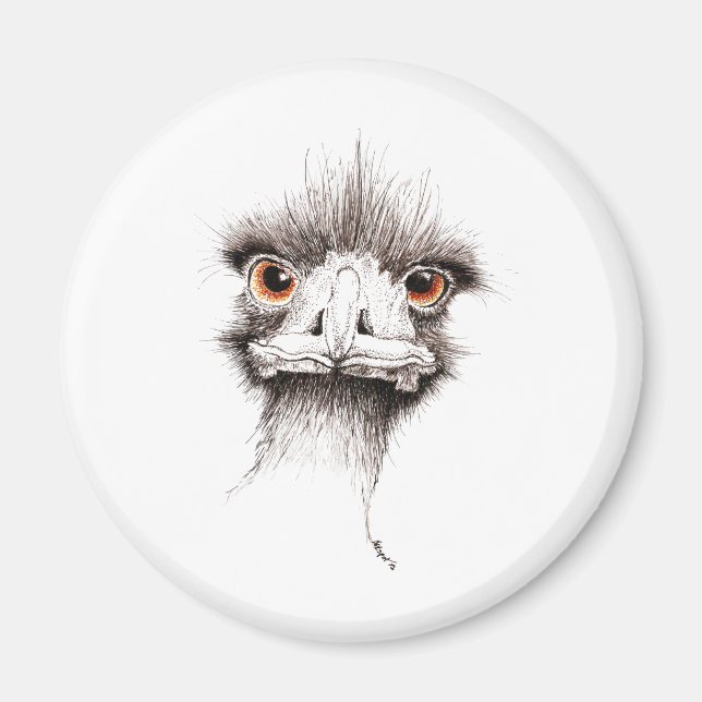 Emu by Inkspot Magnet (Front)