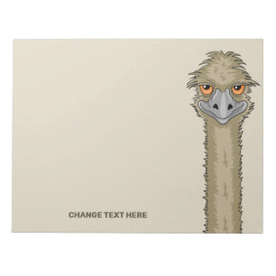 Emu Custom Text Rectangular Notepad
