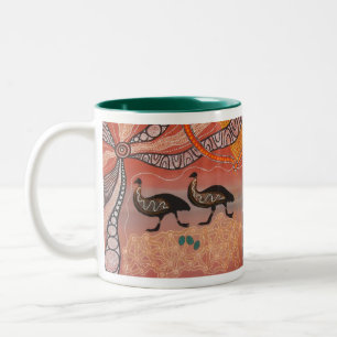 Emu Dreaming with Dreamtime Story Mug