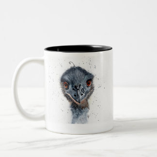 Emu sur tasse de café