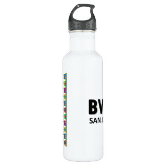 En Acier Inoxydable Blanc de la bouteille d'eau de BVNA (24 onces)
