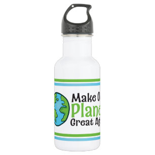 En Acier Inoxydable Bouteille d'eau de la grande planète