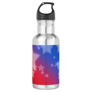 En Acier Inoxydable Bouteille d'eau des étoiles patriotiques