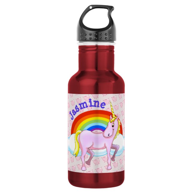 En Acier Inoxydable Bouteille d'eau Unicorn (Devant)