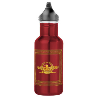 En Acier Inoxydable Eagle impérial romain et bouteille d'eau de SPQR