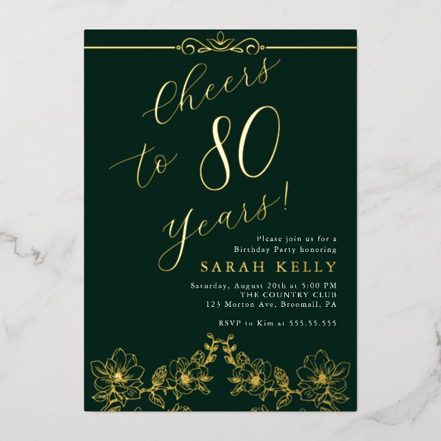 En Aluminium Invitation à l'huile (Recto)