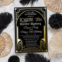 Invitation au mystère du meurtre des Roaring 20s a