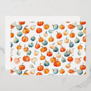 En Aluminium Invitation citrouille Foil