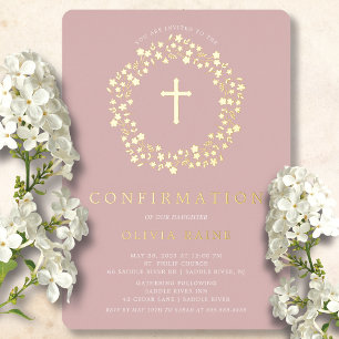 En Aluminium Invitation de flacon flou de confirmation