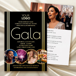 En Aluminium Invitation de gala Photo du logo de l'entreprise B