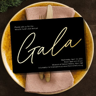 En Aluminium Invitation de gala pour événement d'entreprise ave