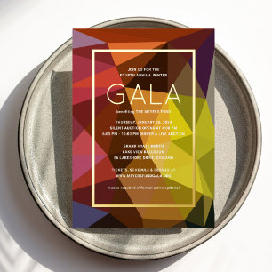 En Aluminium Invitation de gala pour événement d'entreprise ave