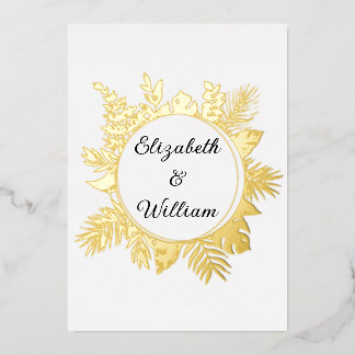 En Aluminium Invitation de texte calligraphie minimaliste