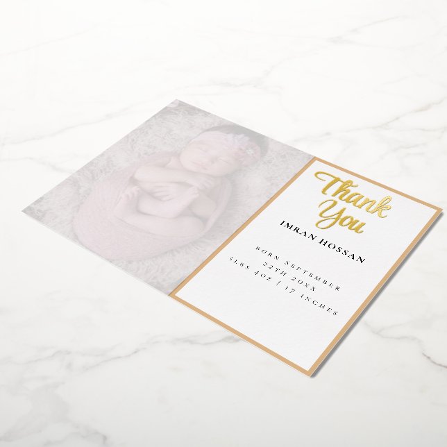 En Aluminium Invitation de Thanku Foil (Rotation)