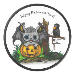 En attente d'Halloween, Bat mignonne et Corbeau