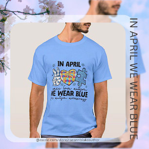 En avril nous portons le T-Shirt bleu pour la sens