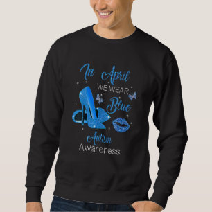 En Avril Porter Bleu Haut talons Sensibilisation s