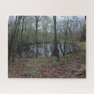 En Bas Par L'Étang Jigsaw Puzzle