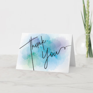 En blanc du carte de remerciements | à l'intérieur