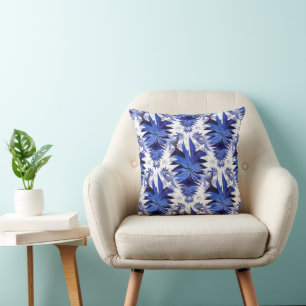 En Bleu........ Throw Pillow