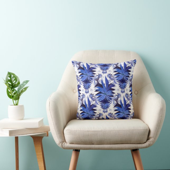 En Bleu........ Throw Pillow (Chair)