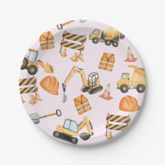 En Carton Assiettes de construction