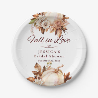 En Carton Assiettes de Fête de Fiançailles Personnalisées d'