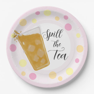 En Carton Assiettes de fête pour prendre le thé