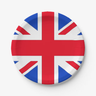 En Carton Assiettes de fête Union Jack