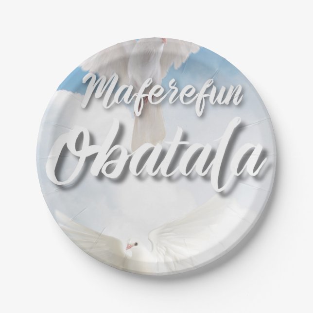 En Carton assiettes obatala (Devant)