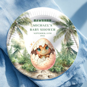 En Carton Assiettes pour Baby Shower Bientôt l'Éclosion d'un