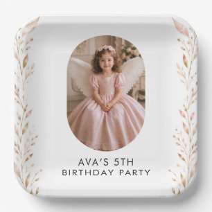En Carton Assiettes pour la fête d'anniversaire de la fille