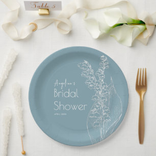 En Carton Assiettes pour une Baby Shower.