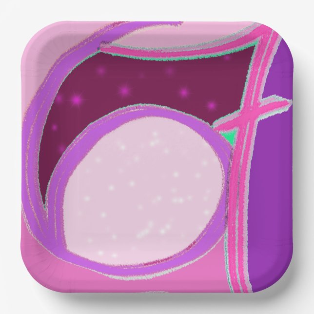 En Carton Six sept assiettes d'anniversaire (Recto)