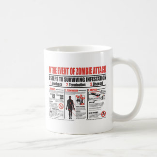 En cas de la TASSE d'attaque de zombi