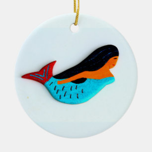 En Céramique 2 ornement de sirènes