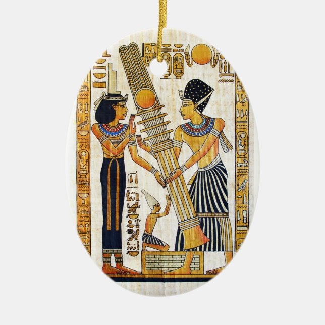 En Céramique Ancienne Egypte 1 Ornement (Devant)