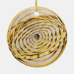 En Céramique Carte céleste Andres Celarius Ornement rond