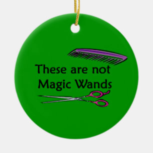 En Céramique Ce ne sont pas ornement magique de Noël de
