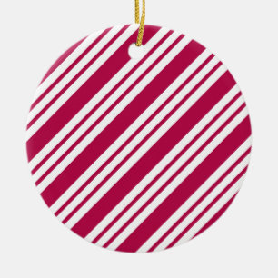 En Céramique Décoration de l'ornement de la menthe de Noël