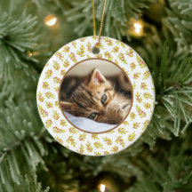 Décoration de photo de animal éditable pour l'arbr