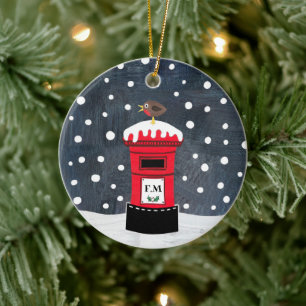 En Céramique Décoration personnalisée de l'arbre de Noël