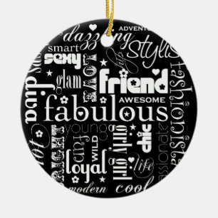 En Céramique Fabuleux ornement Synonyme BFF