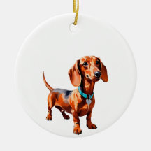 Idée cadeau décoration chien saucisson dachshund