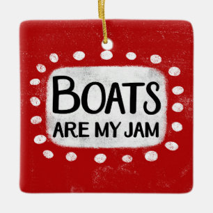 En Céramique Les Bateaux Sont Mon Ornement De Jam