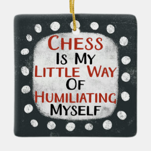En Céramique Les Échecs, C'Est Mon Petit Ornement