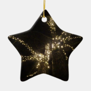 En Céramique Lumières de Noël Arbre Extérieur Ornement Étoile
