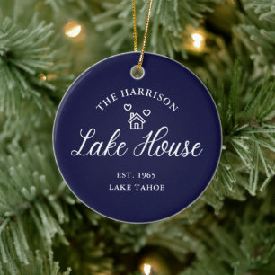 En Céramique Maison de lac familiale décoration côtière personn