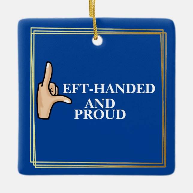 En Céramique Ornement à gauche et fier (Devant)